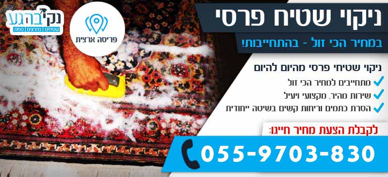 ניקוי שטיח פרסי במחיר זול